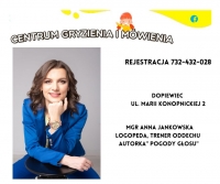 Logopeda, trener wokalny mgr Anna Jankowska
