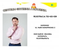 Osteopata, Fizjoterapeuta mgr Marcin Zielonka